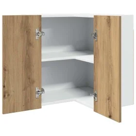 Artisan Eck-Hängeschrank aus Eiche 57x57x60 cm von , Küchenschränke - Ref: Foro24-856123, Preis: 84,34 €, Rabatt: %