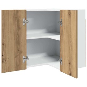 Artisan Eck-Hängeschrank aus Eiche 57x57x60 cm von , Küchenschränke - Ref: Foro24-856123, Preis: 87,40 €, Rabatt: %