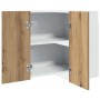 Artisan Eck-Hängeschrank aus Eiche 57x57x60 cm von , Küchenschränke - Ref: Foro24-856123, Preis: 87,40 €, Rabatt: %