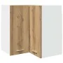 Artisan oak corner hanging cabinet 57x57x60 cm by , Kitchen cabinets - Ref: Foro24-856123, Price: 85,85 €, Discount: %