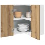 Artisan Eck-Hängeschrank aus Eiche 57x57x60 cm von , Küchenschränke - Ref: Foro24-856123, Preis: 87,40 €, Rabatt: %