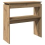 Konsolentisch aus Holzwerkstoff aus handwerklicher Eiche 80x30x80 cm von , Seitentische - Ref: Foro24-856625, Preis: 49,09 €,...