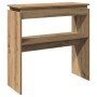 Konsolentisch aus Holzwerkstoff aus handwerklicher Eiche 80x30x80 cm von , Seitentische - Ref: Foro24-856625, Preis: 49,09 €,...