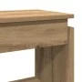 Engineered wood console table in artisan oak 80x30x80 cm by , Side tables - Ref: Foro24-856625, Price: 48,36 €, Discount: %
