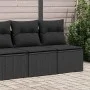 Set sofás jardín y cojines 4 pzas ratán sintético acacia negro by , Garden sets - Ref: Foro24-3325241, Price: 123,55 €, Disco...