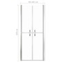 ESG transparente Duschtür 101x190 cm von vidaXL, Duschtüren - Ref: Foro24-148784, Preis: 195,15 €, Rabatt: %
