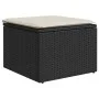 Set garden sofas and cushions 9 pcs synthetic rattan acacia black by , Garden sets - Ref: Foro24-3327521, Price: 547,49 €, Di...