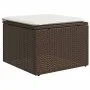 Set garden sofas and cushions 2 pcs synthetic rattan acacia brown by , Garden sets - Ref: Foro24-3328666, Price: 96,96 €, Dis...