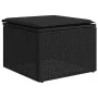 Set garden sofas and cushions 2 pcs synthetic rattan acacia black by , Garden sets - Ref: Foro24-3328658, Price: 90,23 €, Dis...
