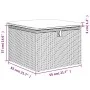 Set garden sofas and cushions 2 pcs synthetic rattan acacia black by , Garden sets - Ref: Foro24-3328679, Price: 103,03 €, Di...