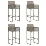 Garden bar set without cushions 5 pcs synthetic rattan acacia gray by , Garden sets - Ref: Foro24-3328890, Price: 556,84 €, D...