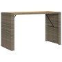 Gartenbar-Set mit 5 Stück Kissen synthetisches Rattan Akaziengrau von , Gartensets - Ref: Foro24-3328903, Preis: 606,44 €, Ra...