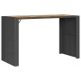 Set bar jardín sin cojines 7 pzas ratán sintético acacia negro de , Conjuntos de jardín - Ref: Foro24-3328892, Precio: 686,82...