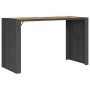 Set bar jardín con cojines 5 pzas ratán sintético acacia negro by , Garden sets - Ref: Foro24-3328901, Price: 589,16 €, Disco...
