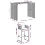 Gartenbar-Set mit Kissen 5-tlg. synthetisches Rattan Akazie schwarz von , Gartensets - Ref: Foro24-3328899, Preis: 589,48 €, ...