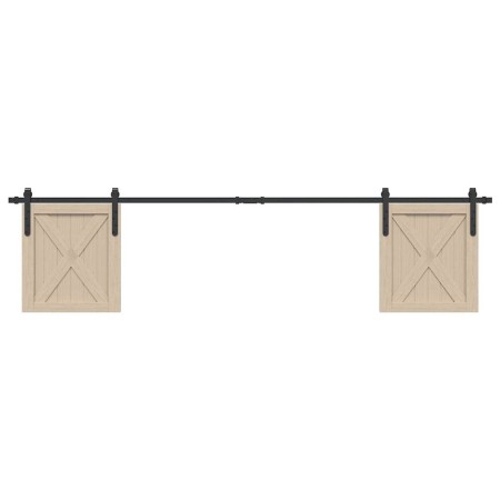 Schiebeschranktür Bausatz Kohlenstoffstahl 213 cm von , DIY-Zubehör - Ref: Foro24-4009669, Preis: 34,73 €, Rabatt: %