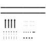 Kit de puerta corredera de armario acero carbono 213 cm de , Accesorios de bricolaje - Ref: Foro24-4009669, Precio: 34,73 €, ...