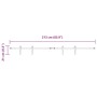 Schiebeschranktür Bausatz Kohlenstoffstahl 213 cm von , DIY-Zubehör - Ref: Foro24-4009669, Preis: 34,73 €, Rabatt: %