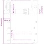 Schiebeschranktür Bausatz Kohlenstoffstahl 213 cm von , DIY-Zubehör - Ref: Foro24-4009669, Preis: 34,73 €, Rabatt: %