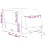 Vliesstoff Caravan Abdeckplane grau 670x250x220 cm von , Autoaufbewahrungsabdeckungen - Ref: Foro24-4015868, Preis: 165,26 €,...