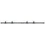 Kit de puerta corredera de armario acero carbono 152,5 cm | Foro24.es | Tu tienda online para hogar, jardín y más Foro24.es