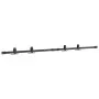 Sliding wardrobe door kit carbon steel 152.5 cm by , DIY accessories - Ref: Foro24-4009674, Price: 31,00 €, Discount: %