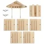 Bienenhotel aus massivem Tannenholz 22x20x20 cm von vidaXL, Käfige und Lebensräume für Kleintiere - Ref: Foro24-314814, Preis...