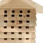 Bienenhotel aus massivem Tannenholz 22x20x20 cm von vidaXL, Käfige und Lebensräume für Kleintiere - Ref: Foro24-314814, Preis...