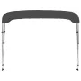 Anthrazitgraue 3-Bogen-Bimini-Markise 183x140x137 cm von vidaXL, Aufbewahrungsabdeckungen für Boote - Ref: Foro24-93133, Prei...