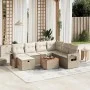 Juego de sofás de jardín con cojines beige 8 pzas ratán PE von , Gartensets - Ref: Foro24-3264964, Preis: 527,69 €, Rabatt: %
