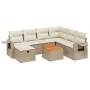 Juego de sofás de jardín con cojines beige 8 pzas ratán PE von , Gartensets - Ref: Foro24-3264964, Preis: 527,69 €, Rabatt: %