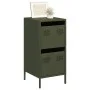 Cold rolled steel sideboard olive green 35x39x73.5 cm by , Sideboards - Ref: Foro24-851398, Price: 64,67 €, Discount: %