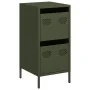 Cold rolled steel sideboard olive green 35x39x73.5 cm by , Sideboards - Ref: Foro24-851398, Price: 64,67 €, Discount: %