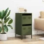 Cold rolled steel sideboard olive green 35x39x73.5 cm by , Sideboards - Ref: Foro24-851398, Price: 64,67 €, Discount: %