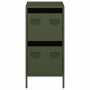 Aparador de acero laminado en frío verde oliva 35x39x73,5 cm de , Aparadores - Ref: Foro24-851398, Precio: 65,28 €, Descuento: %