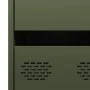Cold rolled steel sideboard olive green 35x39x73.5 cm by , Sideboards - Ref: Foro24-851398, Price: 64,67 €, Discount: %