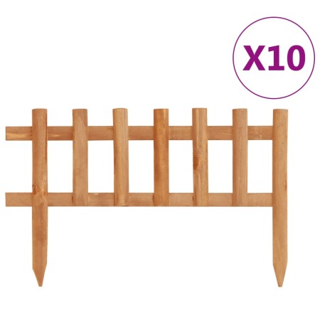 Garteneinfassung 10 Einheiten Tannenholz 4,4 m von vidaXL, Garteneinfassung und Einfassung - Ref: Foro24-314844, Preis: 26,27...