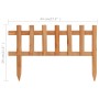 Garteneinfassung 10 Einheiten Tannenholz 4,4 m von vidaXL, Garteneinfassung und Einfassung - Ref: Foro24-314844, Preis: 26,27...