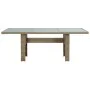 Garden dining table glass and brown PE rattan 200x100x74 cm by vidaXL, Garden tables - Ref: Foro24-310142, Price: 243,78 €, D...