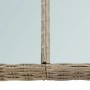Garten-Esstisch aus Glas und braunem PE-Rattan, 200 x 100 x 74 cm von vidaXL, Gartentische - Ref: Foro24-310142, Preis: 247,6...
