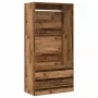 Aged engineered wooden cabinet 100x50x200 cm by , Wardrobes - Ref: Foro24-3318626, Price: 203,96 €, Discount: %