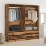 Schrank aus gealtertem Holzwerkstoff 100x50x200 cm von , Kleiderschränke - Ref: Foro24-3318626, Preis: 206,80 €, Rabatt: %