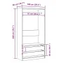 Aged engineered wooden cabinet 100x50x200 cm by , Wardrobes - Ref: Foro24-3318626, Price: 203,96 €, Discount: %