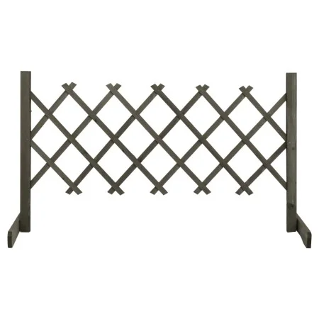 Trellis garden fence solid gray fir wood 120x60 cm by vidaXL, fence panels - Ref: Foro24-314823, Price: 25,80 €, Discount: %