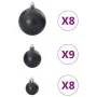 Weihnachtskugeln 100 Stück schwarz Ø3/4/6 cm von , Festliche Dekorationen - Ref: Foro24-4100005, Preis: 22,99 €, Rabatt: %