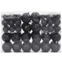 Christmas Balls 100 units black Ø3/4/6 cm by , Festive decorations - Ref: Foro24-4100005, Price: 23,38 €, Discount: %