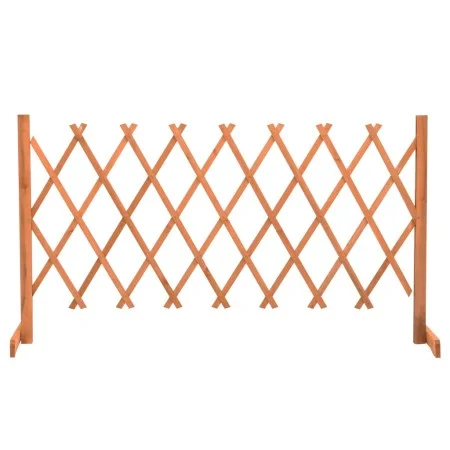 Solid wood trellis garden fence orange spruce 150x80 cm by vidaXL, fence panels - Ref: Foro24-314826, Price: 33,44 €, Discoun...