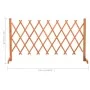 Solid wood trellis garden fence orange spruce 150x80 cm by vidaXL, fence panels - Ref: Foro24-314826, Price: 33,44 €, Discoun...