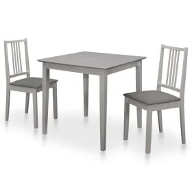 3-piece MDF gray dining room furniture set by , Furniture sets for kitchens and dining rooms - Ref: Foro24-276397, Price: 311...