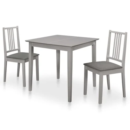 3-teiliges Esszimmermöbel-Set aus grauem MDF von , Möbelsets für Küchen und Esszimmer - Ref: Foro24-276397, Preis: 311,35 €, ...